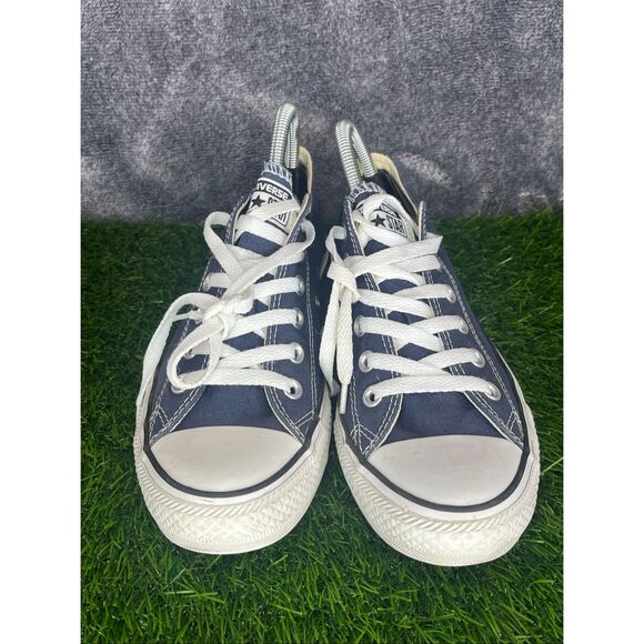 Converse Chuck Taylor All Star Low Top Navy Canvas Sneakers Unisex Men’s 7 / Wom - Picture 2 of 8